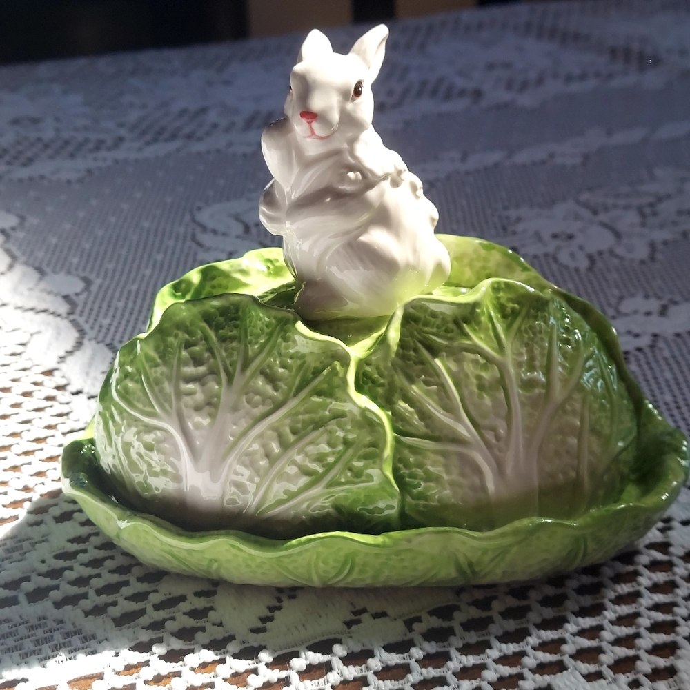 Bunny Butter Dish - Picture 10 of 10